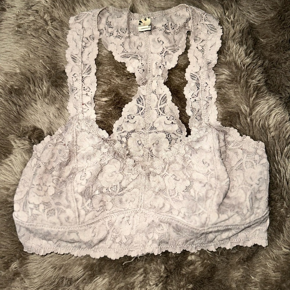 Women’s light grey bralette